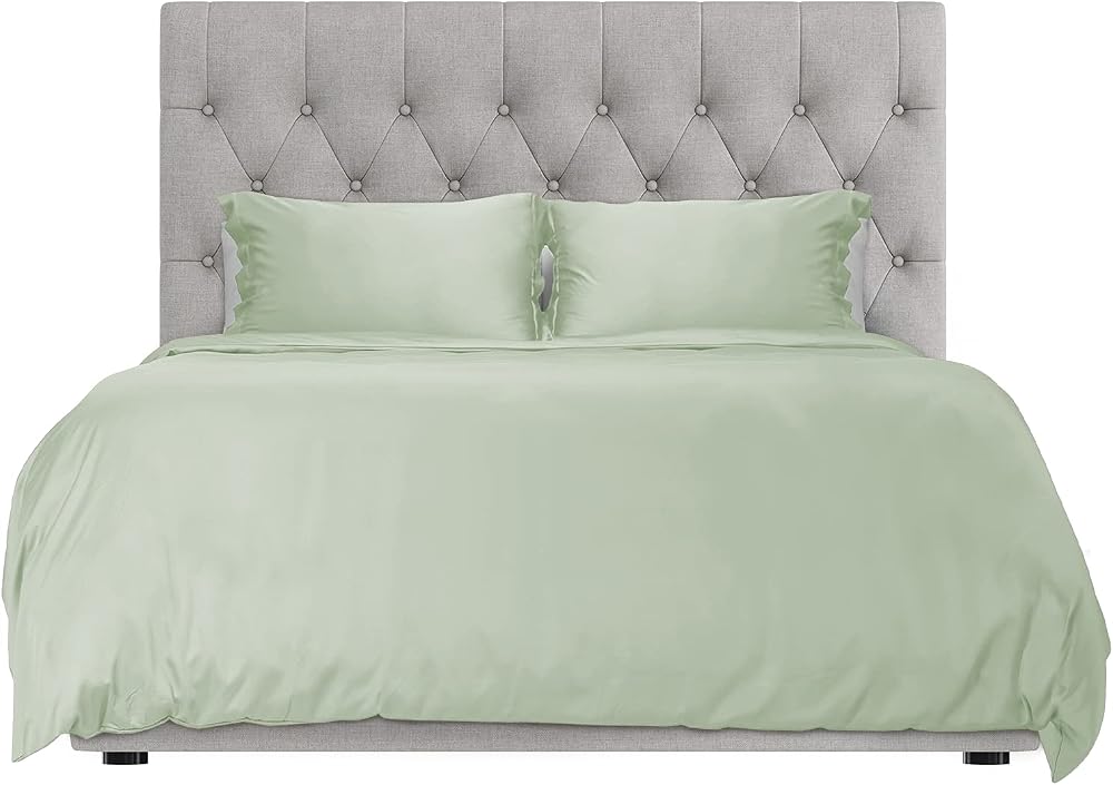 Full Bamboo Duvet Cover Set in Light Green